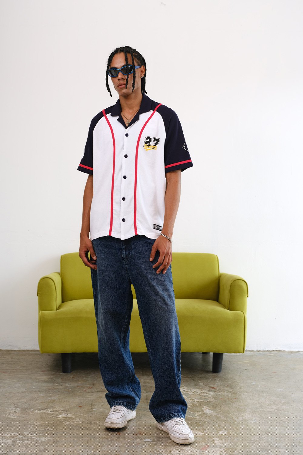 Signature Oversized Baseball Shirt - BonkersCorner
