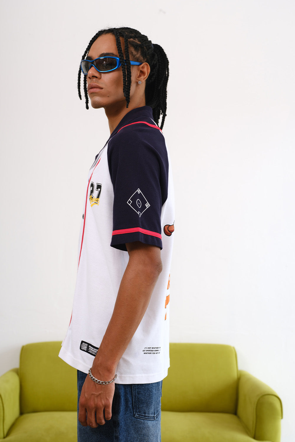 Signature Oversized Baseball Shirt - BonkersCorner