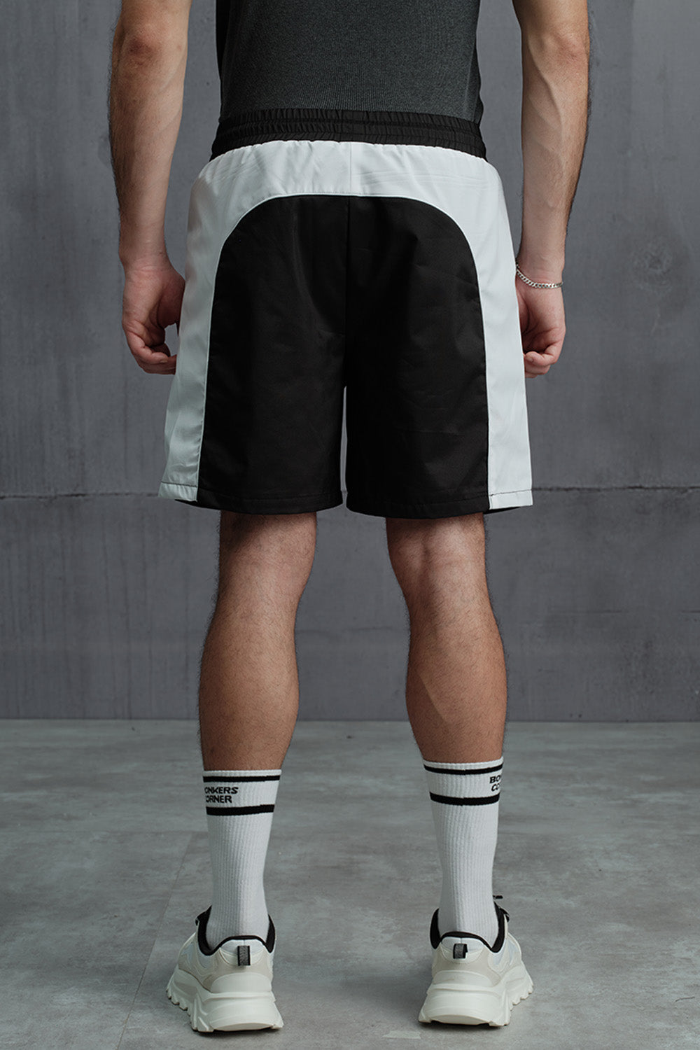 Signature Black Trackline Shorts - BonkersCorner