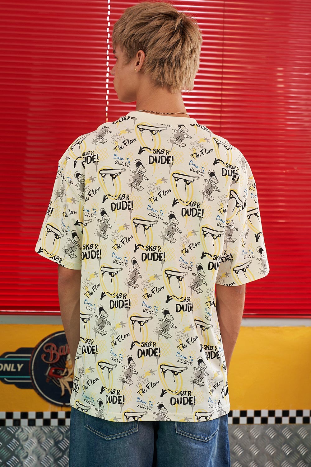 SK8 Dude Oversized T-Shirt - BonkersCorner