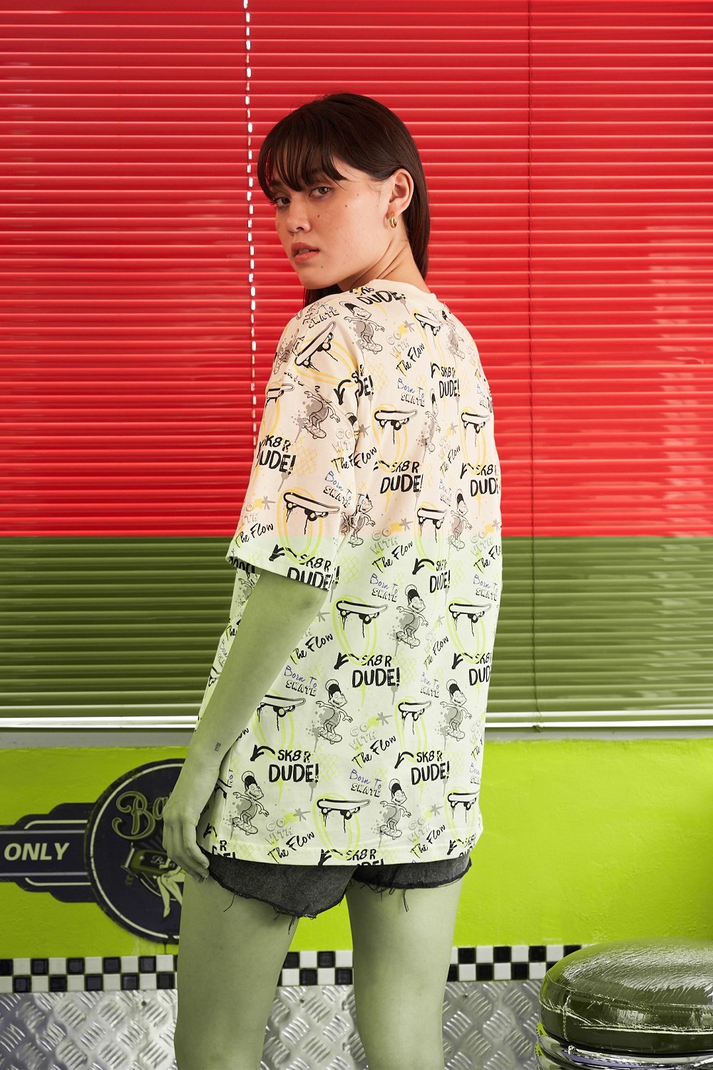 SK8 Dude Oversized T-Shirt - BonkersCorner