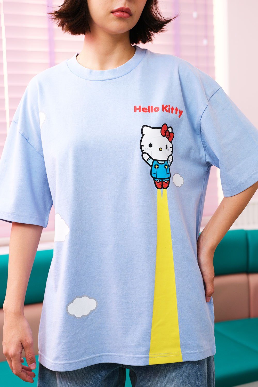 Sky High Oversized T-shirt - BonkersCorner