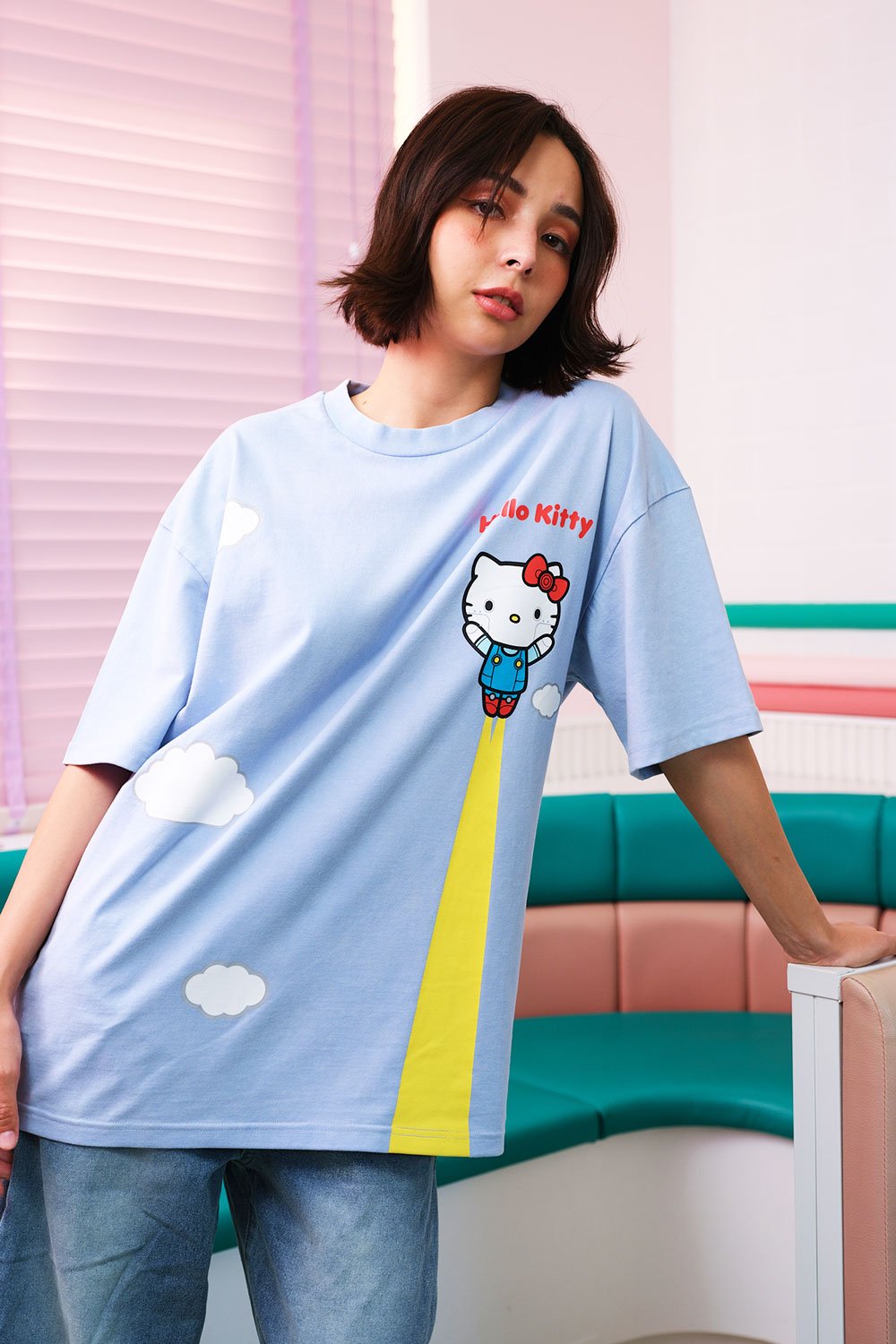 Sky High Oversized T-shirt - BonkersCorner