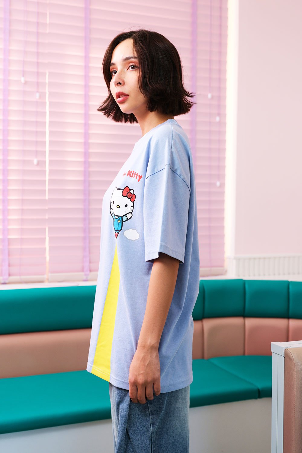 Sky High Oversized T-shirt - BonkersCorner