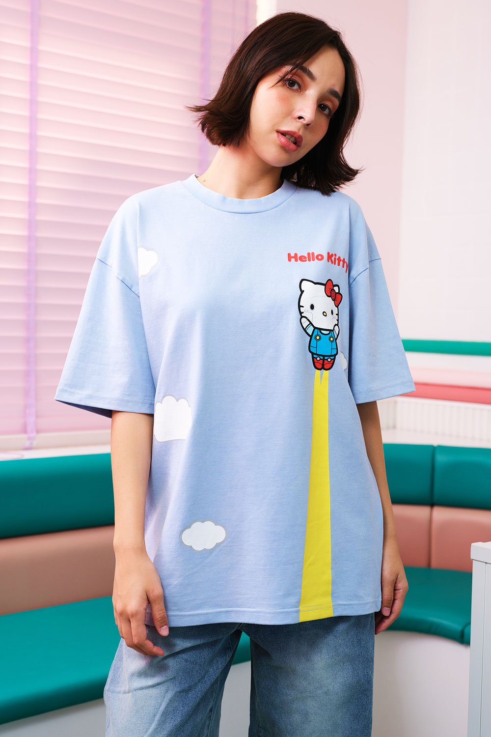 Sky High Oversized T-shirt - BonkersCorner