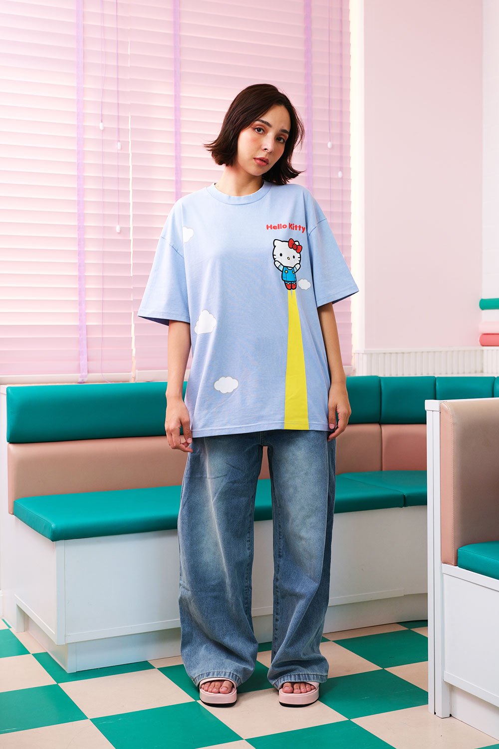 Sky High Oversized T-shirt - BonkersCorner