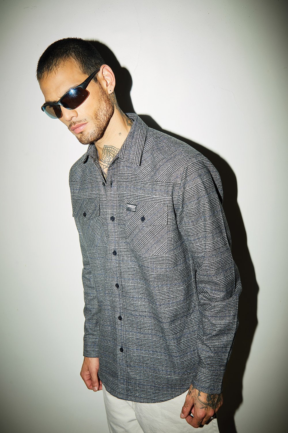 Solid Grey Premium Regular Fit Shirt - BonkersCorner