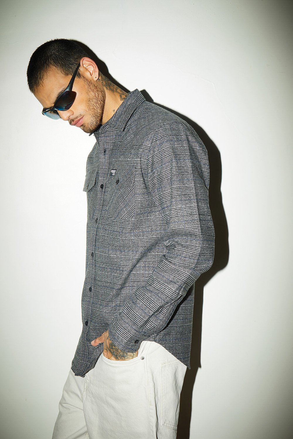 Solid Grey Premium Regular Fit Shirt - BonkersCorner