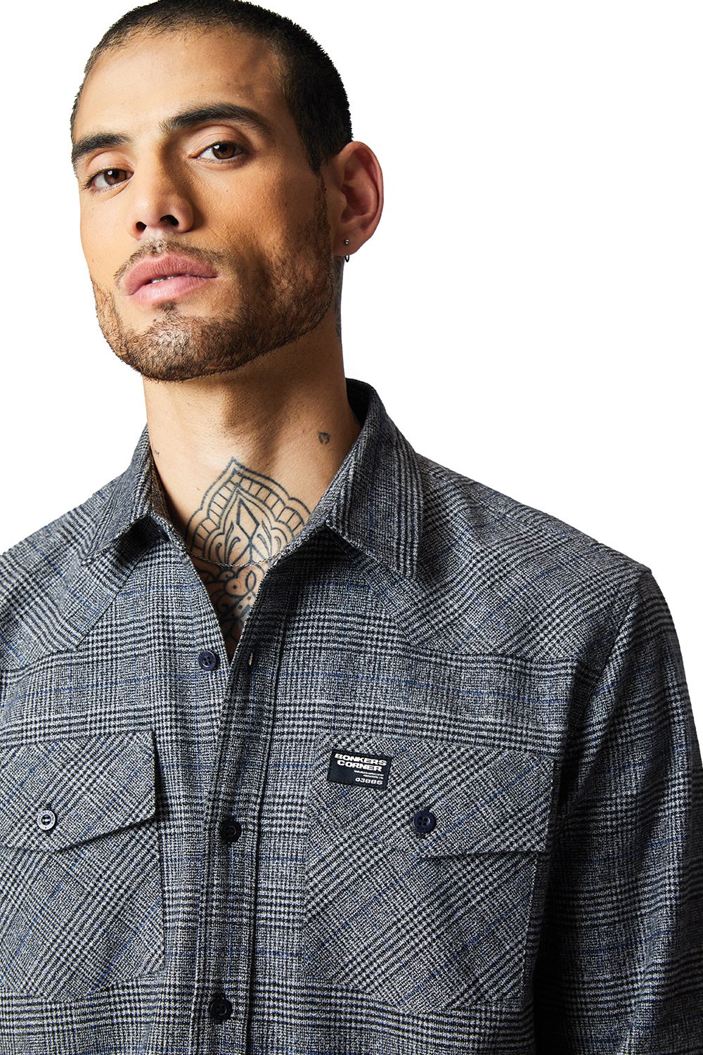 Solid Grey Premium Regular Fit Shirt - BonkersCorner
