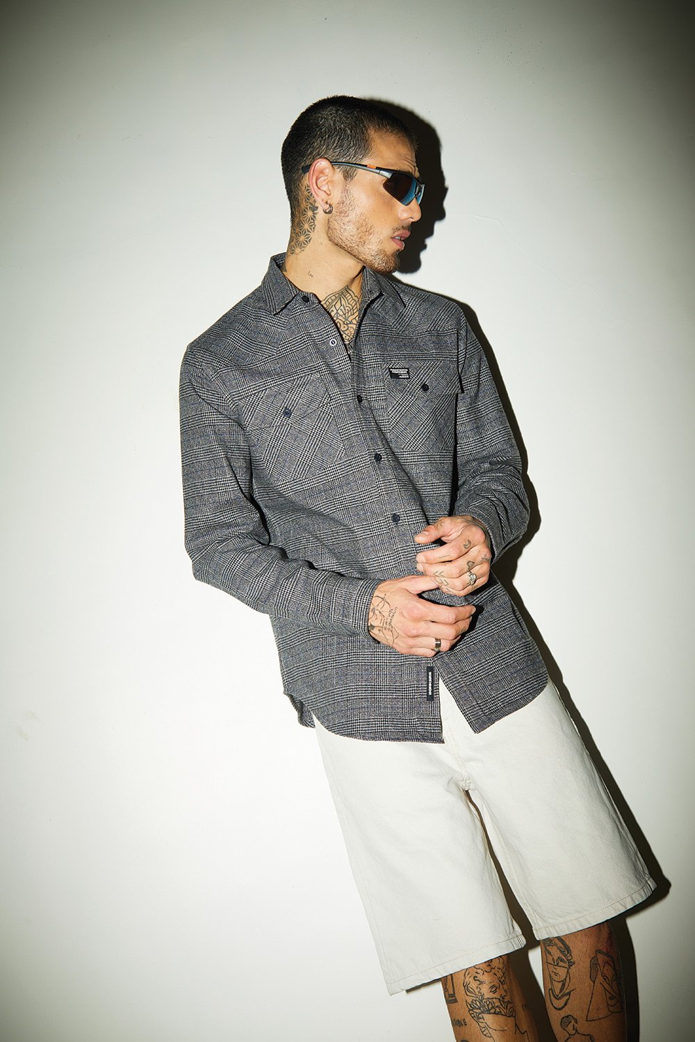 Solid Grey Premium Regular Fit Shirt - BonkersCorner