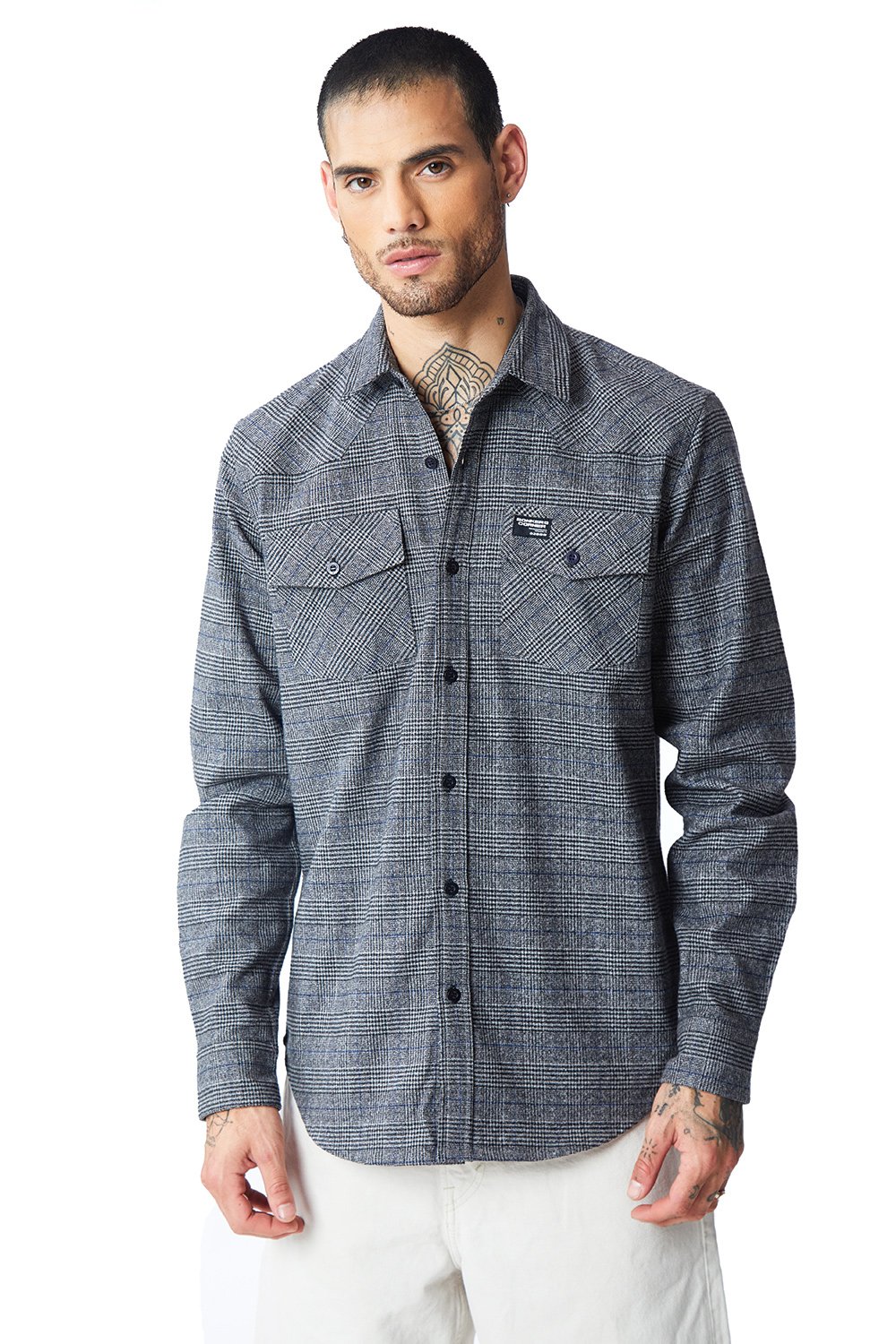 Solid Grey Premium Regular Fit Shirt - BonkersCorner