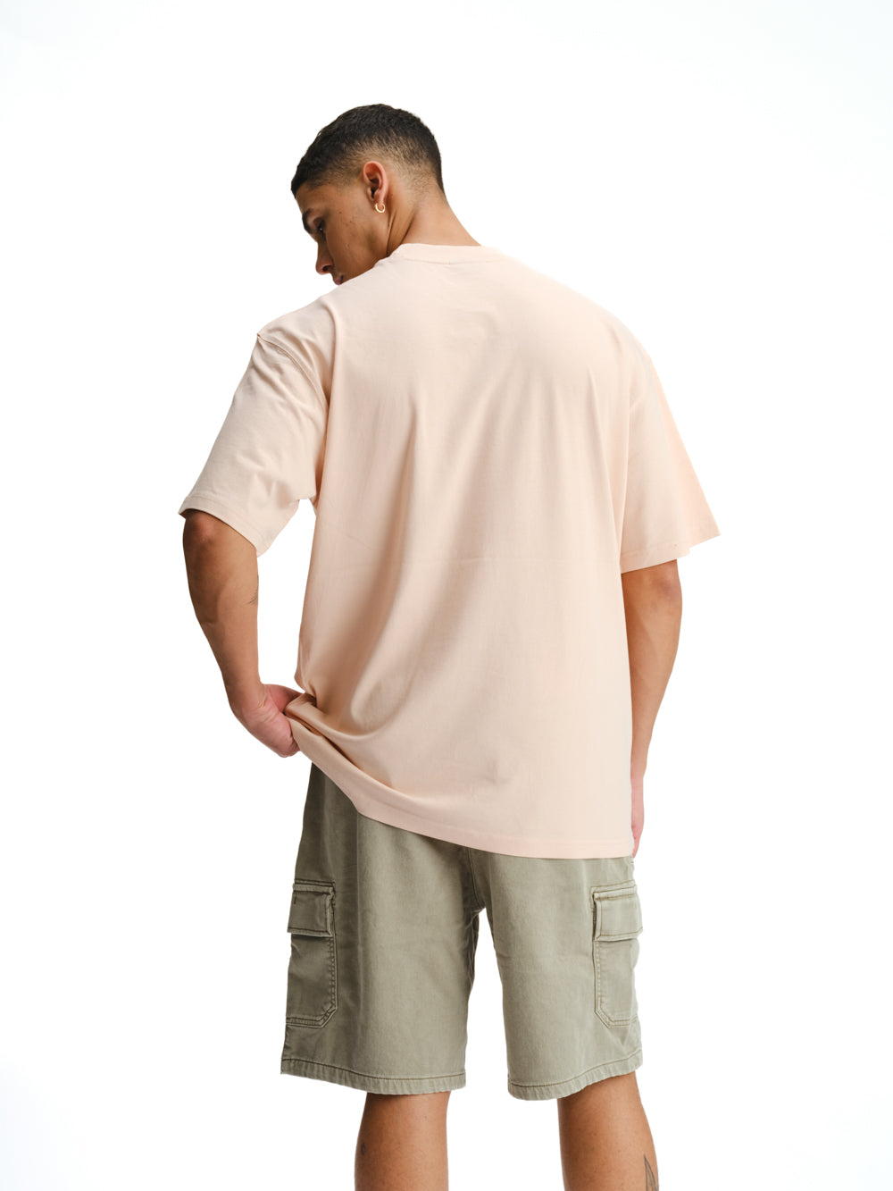 Solid Pastel Pink Soft Jersey Oversized T-shirt - BonkersCorner