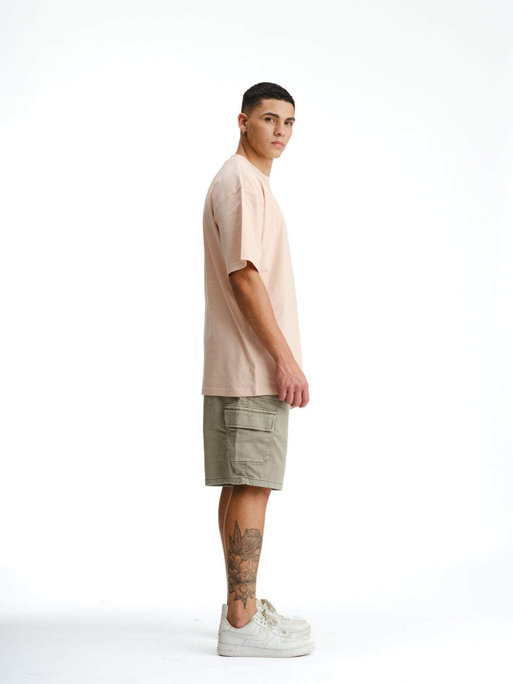 Solid Pastel Pink Soft Jersey Oversized T-shirt - BonkersCorner