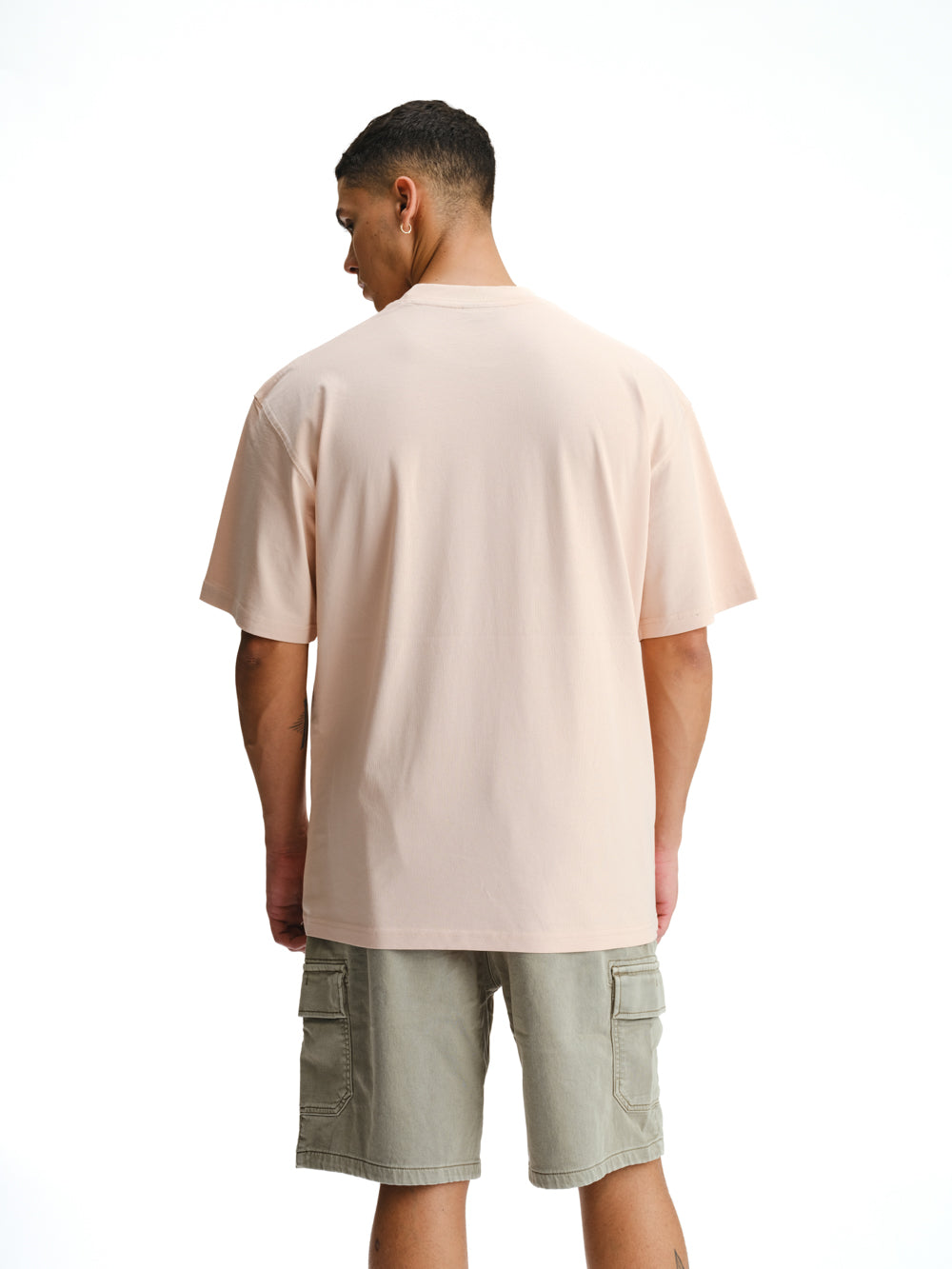 Solid Pastel Pink Soft Jersey Oversized T-shirt - BonkersCorner