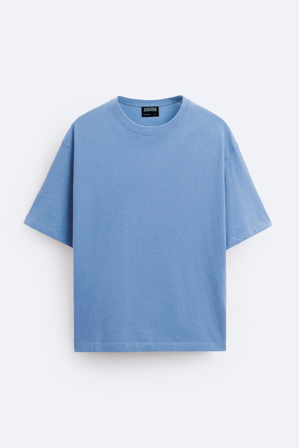 Solid Periwinkle Soft Jersey Oversized T-shirt - BonkersCorner