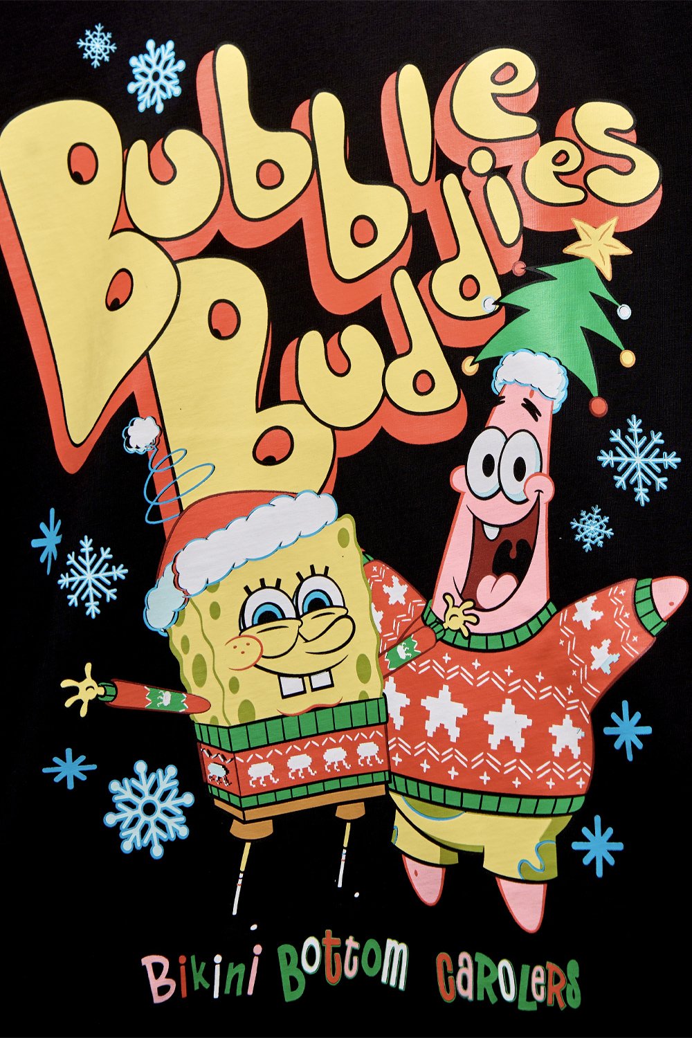 SpongeBob Xmas Oversized T-shirt - BonkersCorner