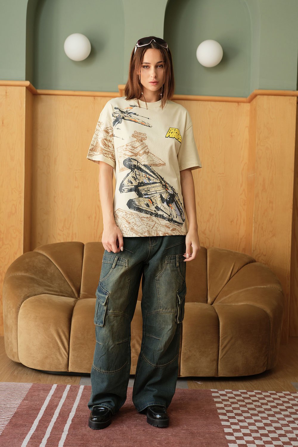 Star War Spacecraft Oversized T-shirt - BonkersCorner