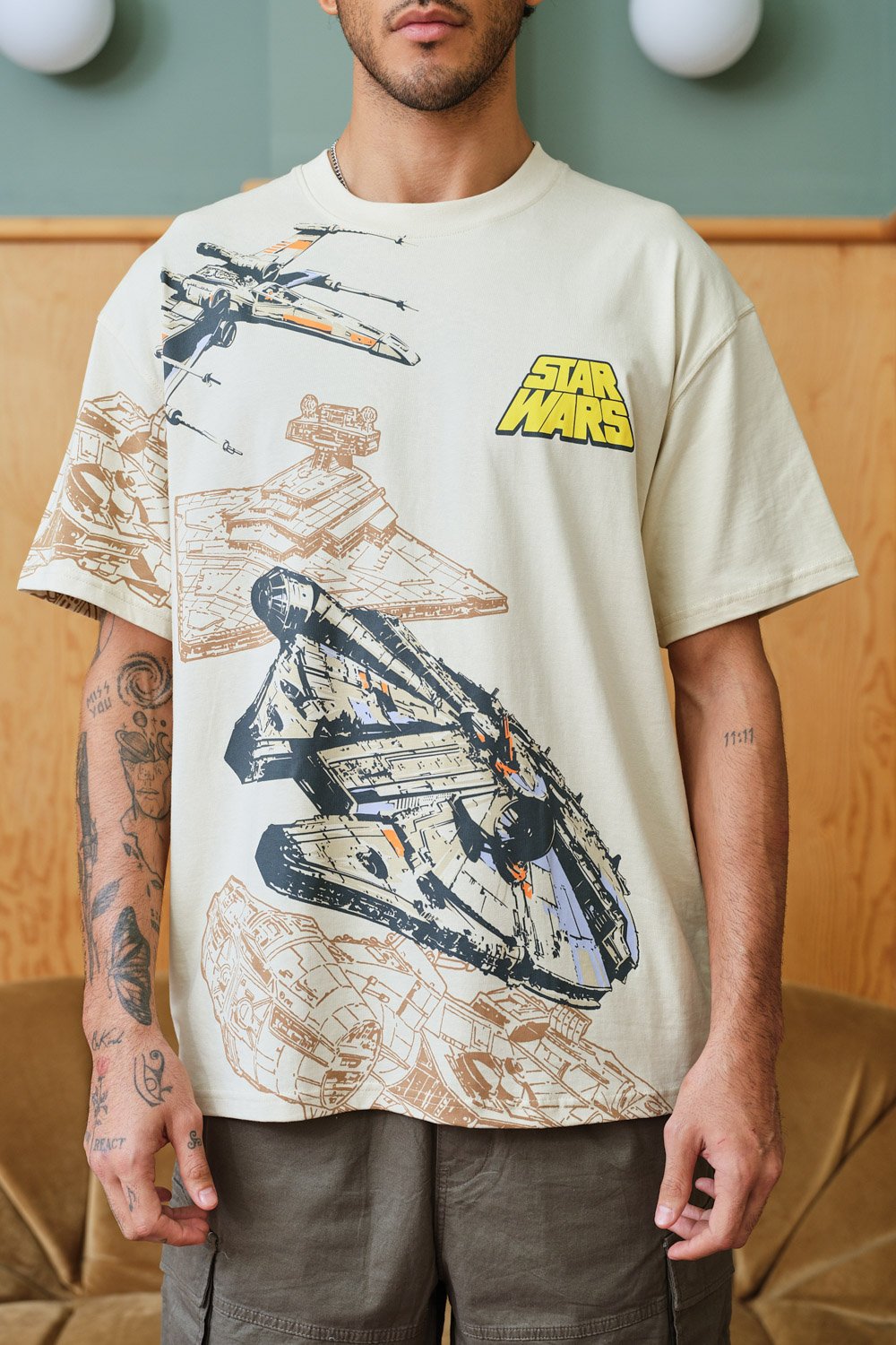 Star War Spacecraft Oversized T-shirt - BonkersCorner