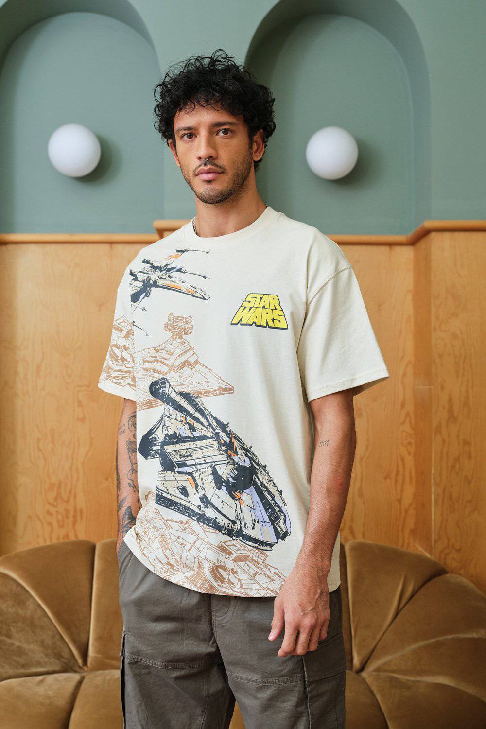 Star War Spacecraft Oversized T-shirt - BonkersCorner