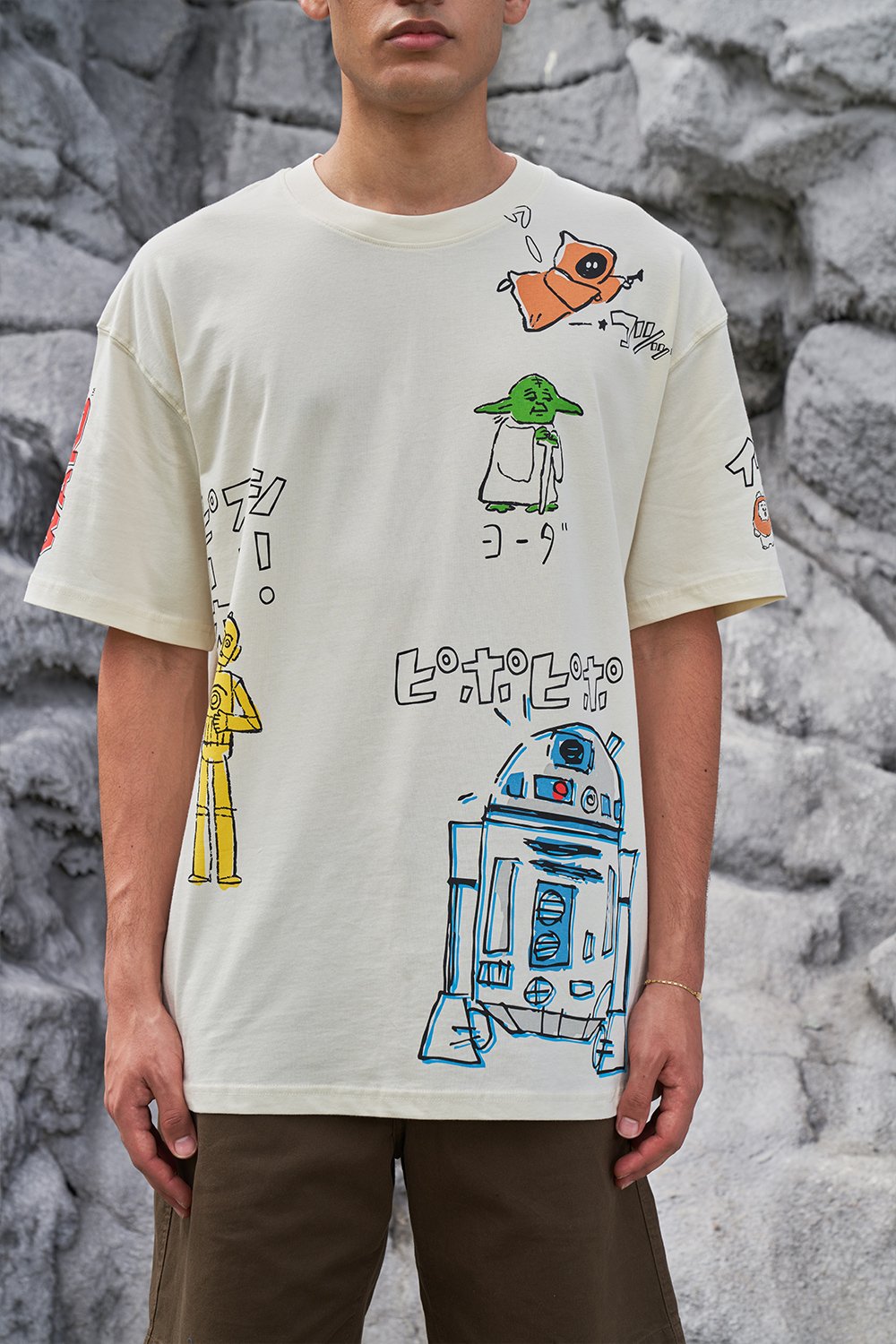 Star Wars Sketch Oversized T-shirt - BonkersCorner