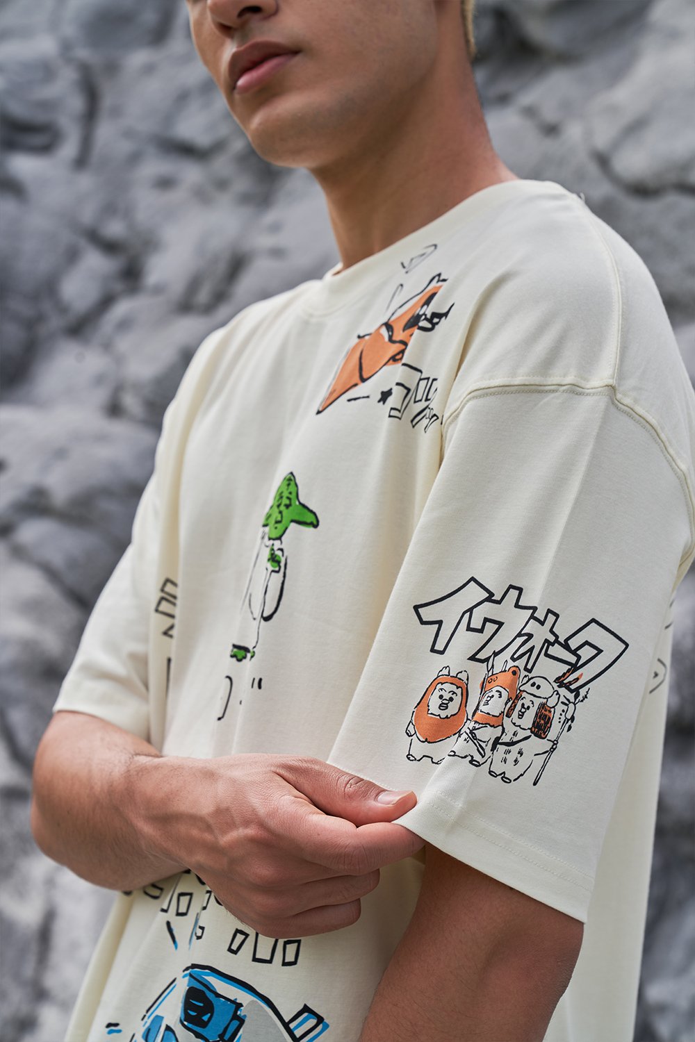 Star Wars Sketch Oversized T-shirt - BonkersCorner