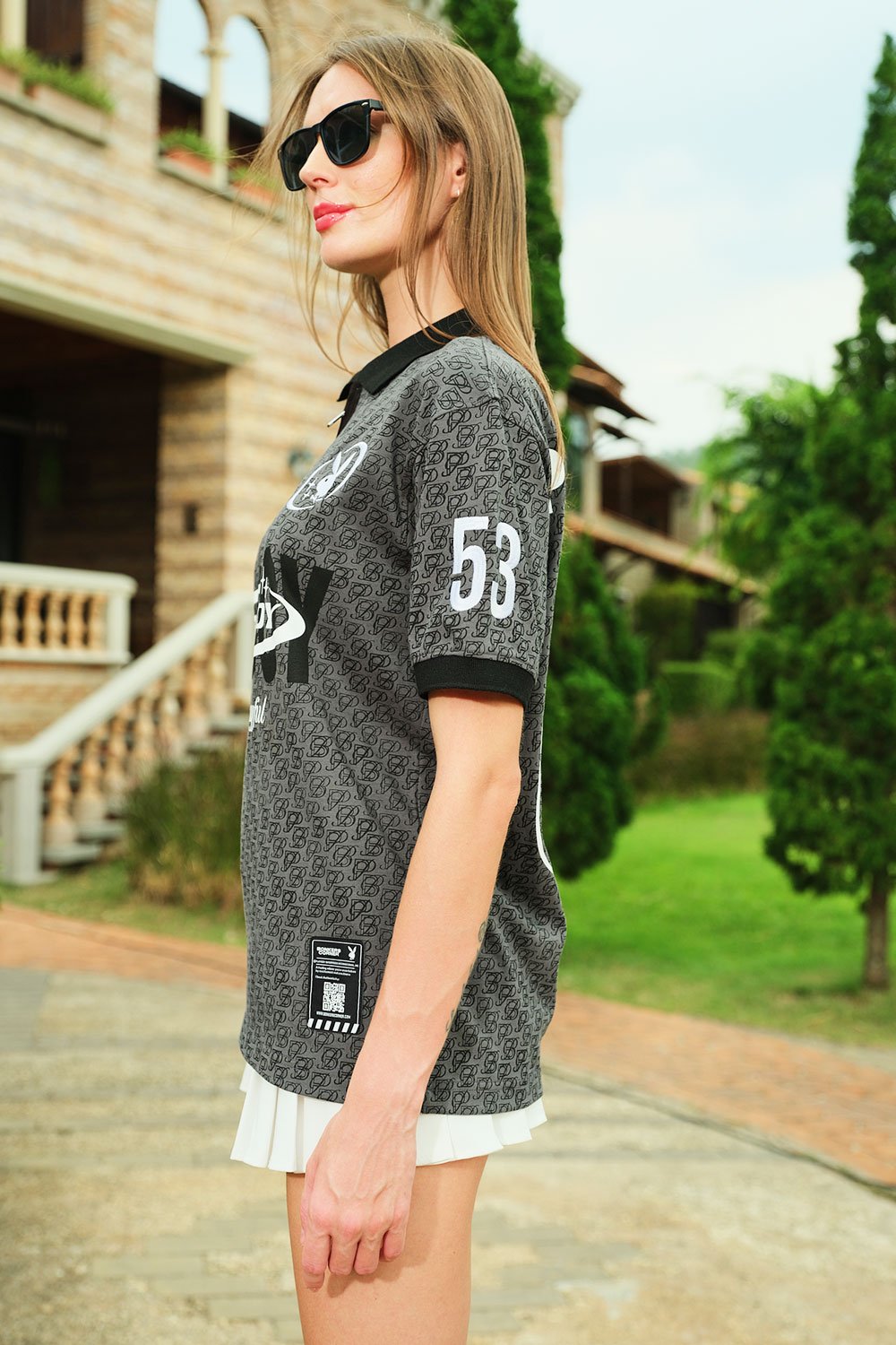 Stay Playful Zipper Polo - BonkersCorner