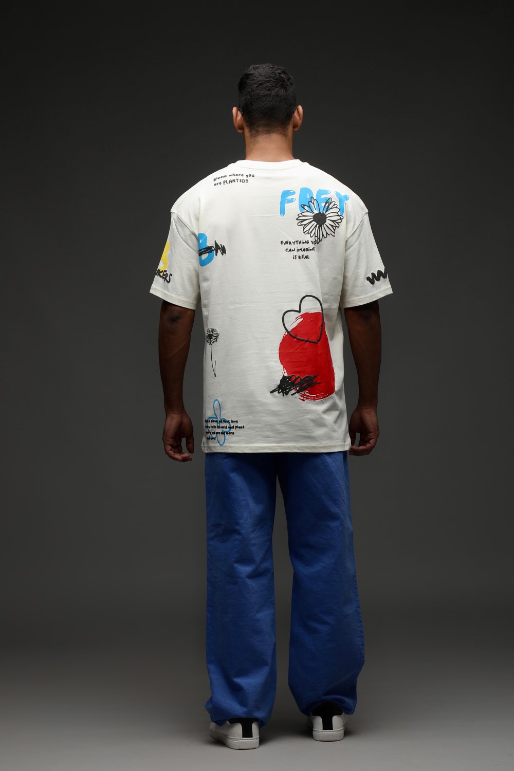 Stay Real Oversized T-shirt - BonkersCorner