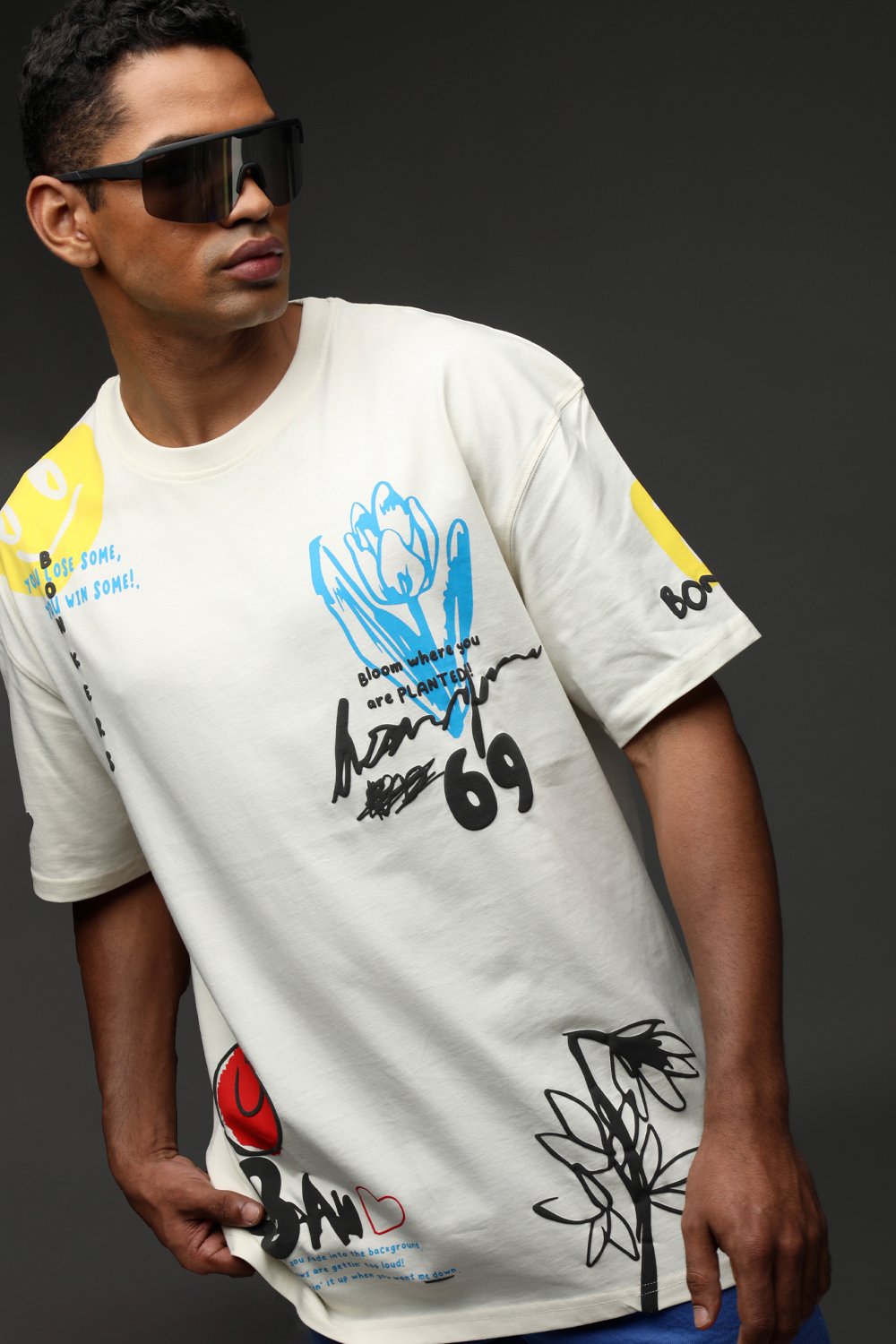 Stay Real Oversized T-shirt - BonkersCorner