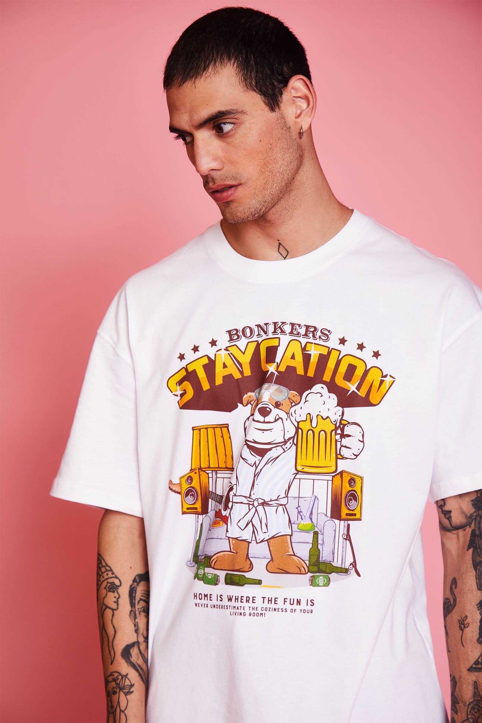 Staycation Oversized T-Shirt - BonkersCorner