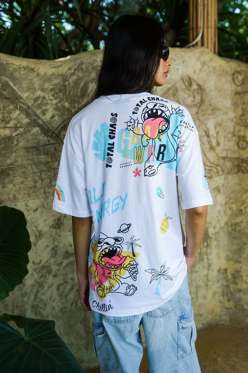 Stitch D100 Oversized T-shirt - BonkersCorner