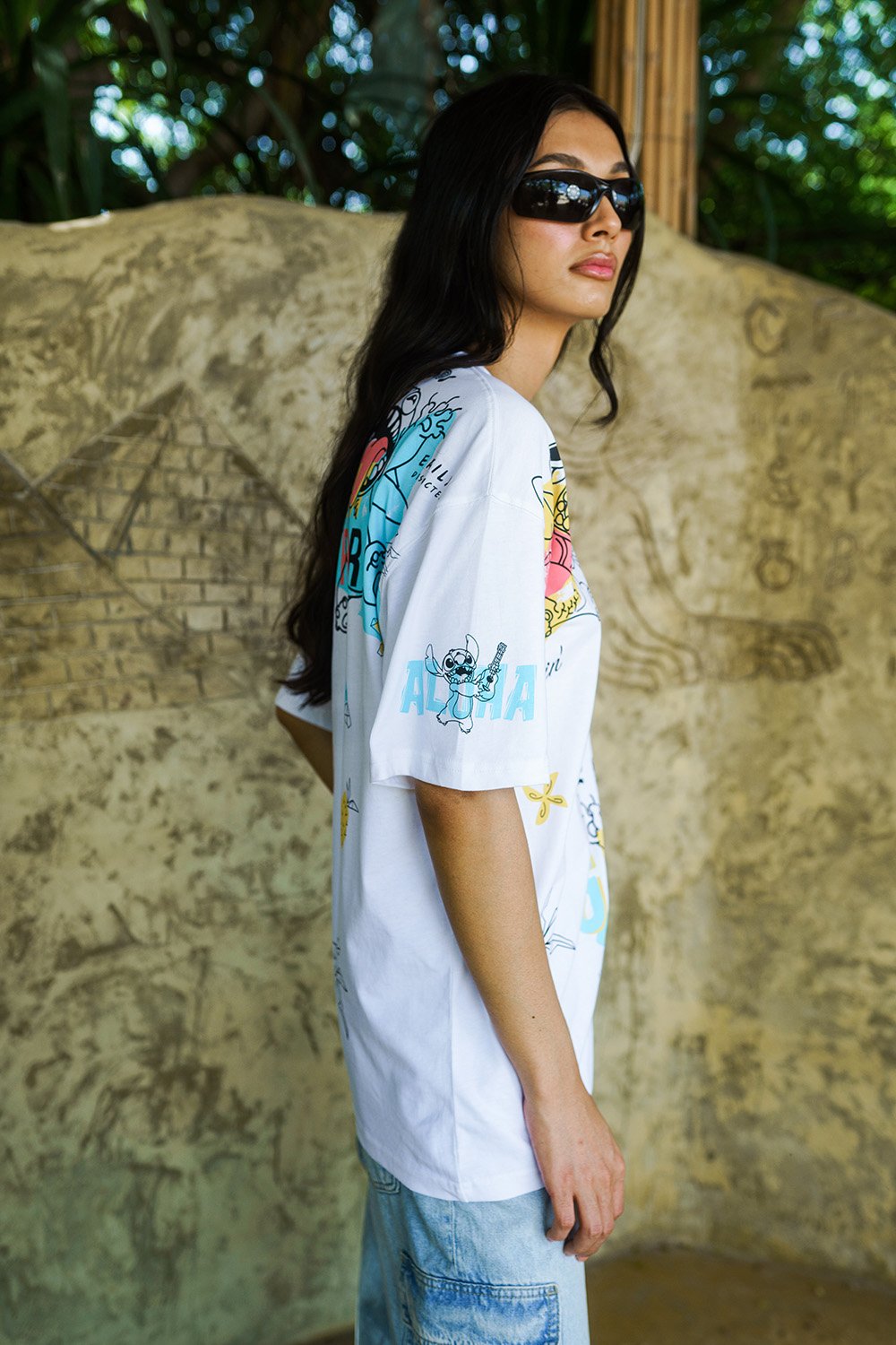Stitch D100 Oversized T-shirt - BonkersCorner