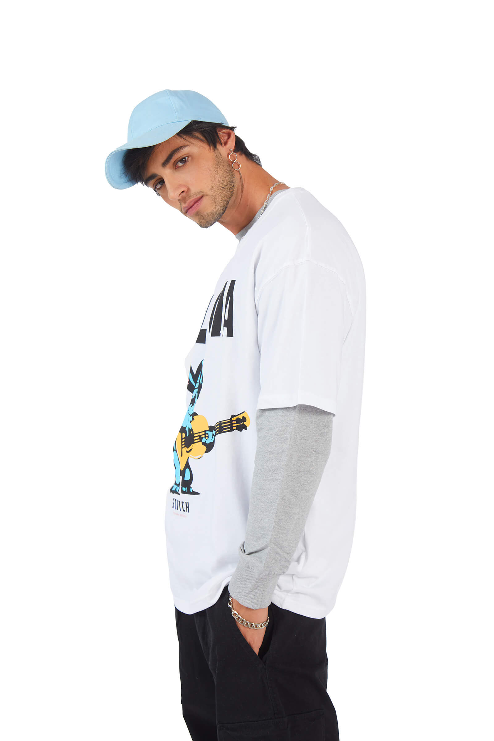 Stitch Oversized T-shirt - BonkersCorner