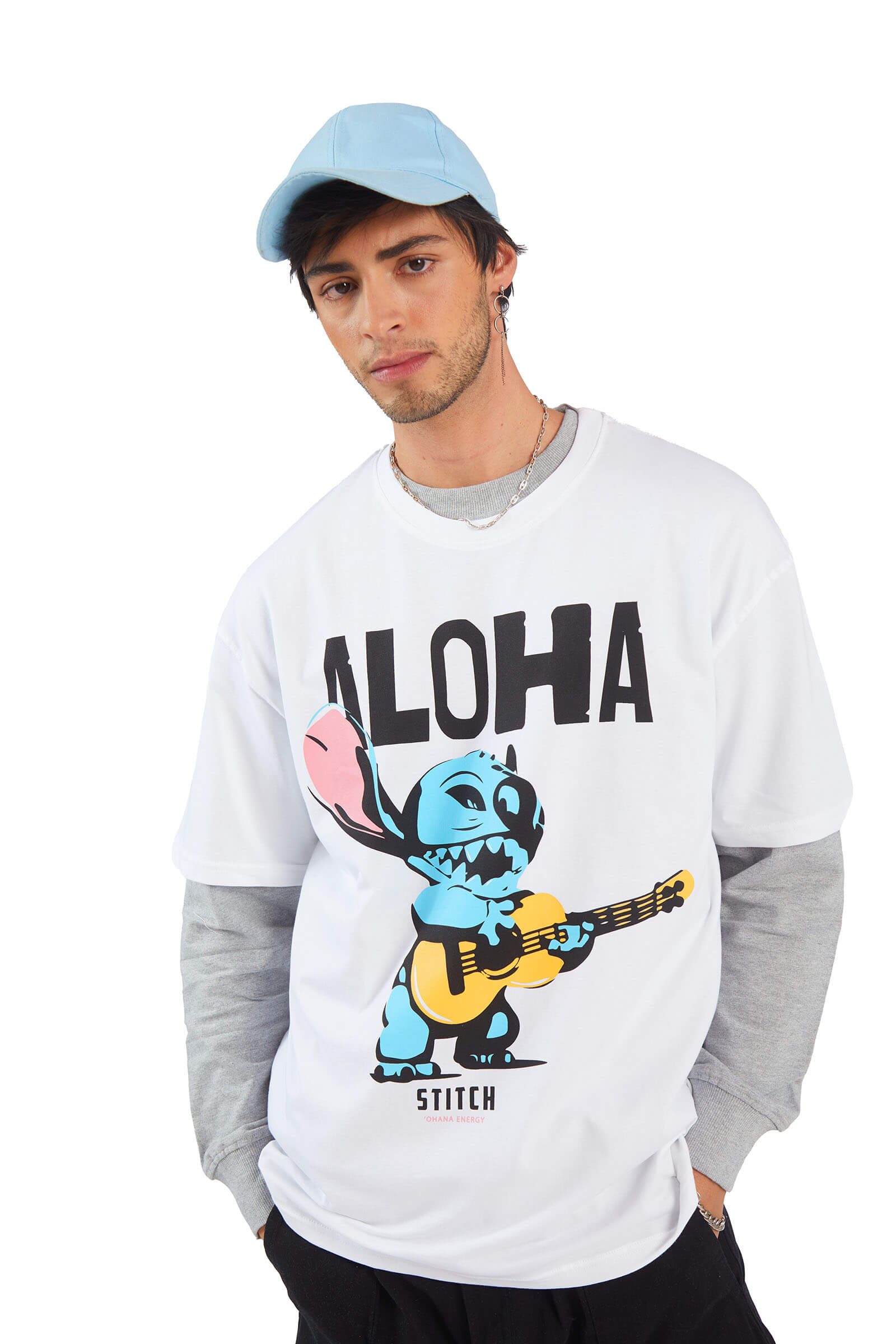 Stitch Oversized T-shirt - BonkersCorner