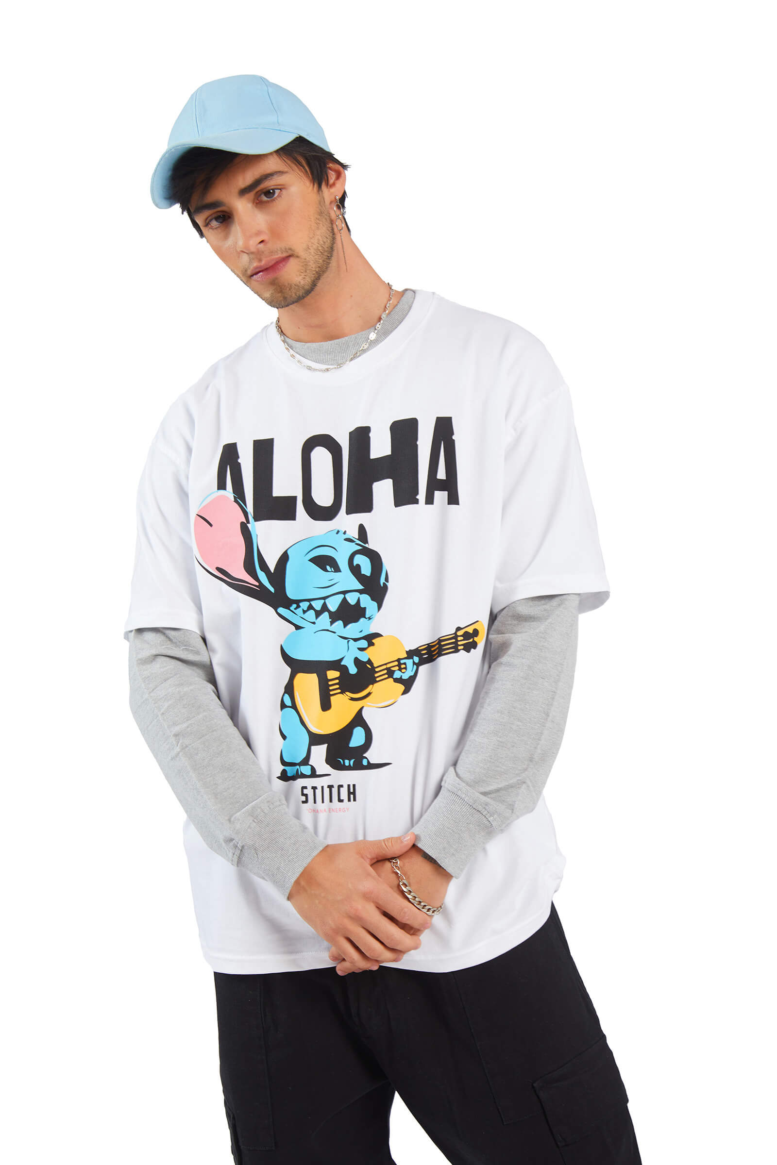 Stitch Oversized T-shirt - BonkersCorner