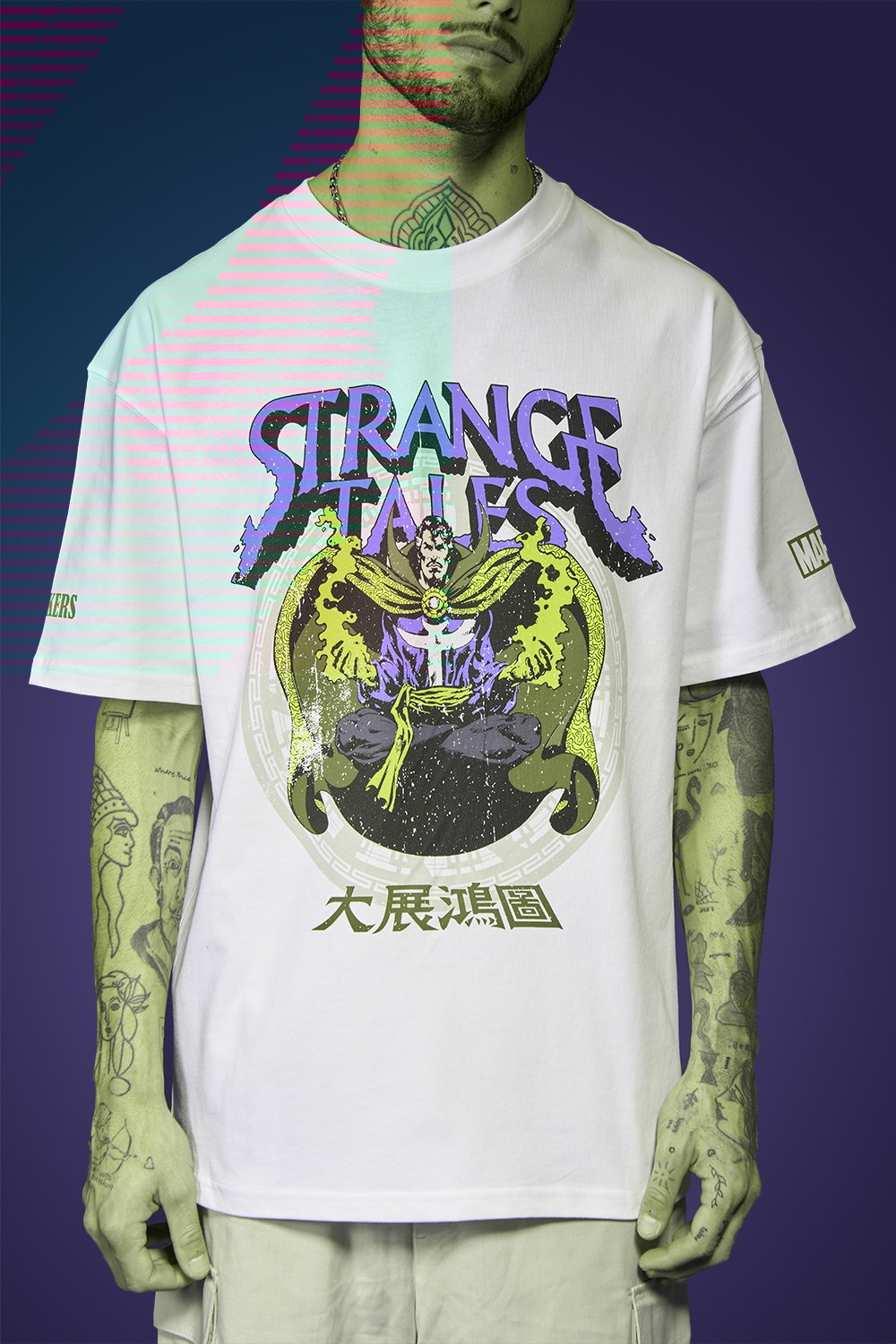 Strange Tales Oversized T-shirt - BonkersCorner