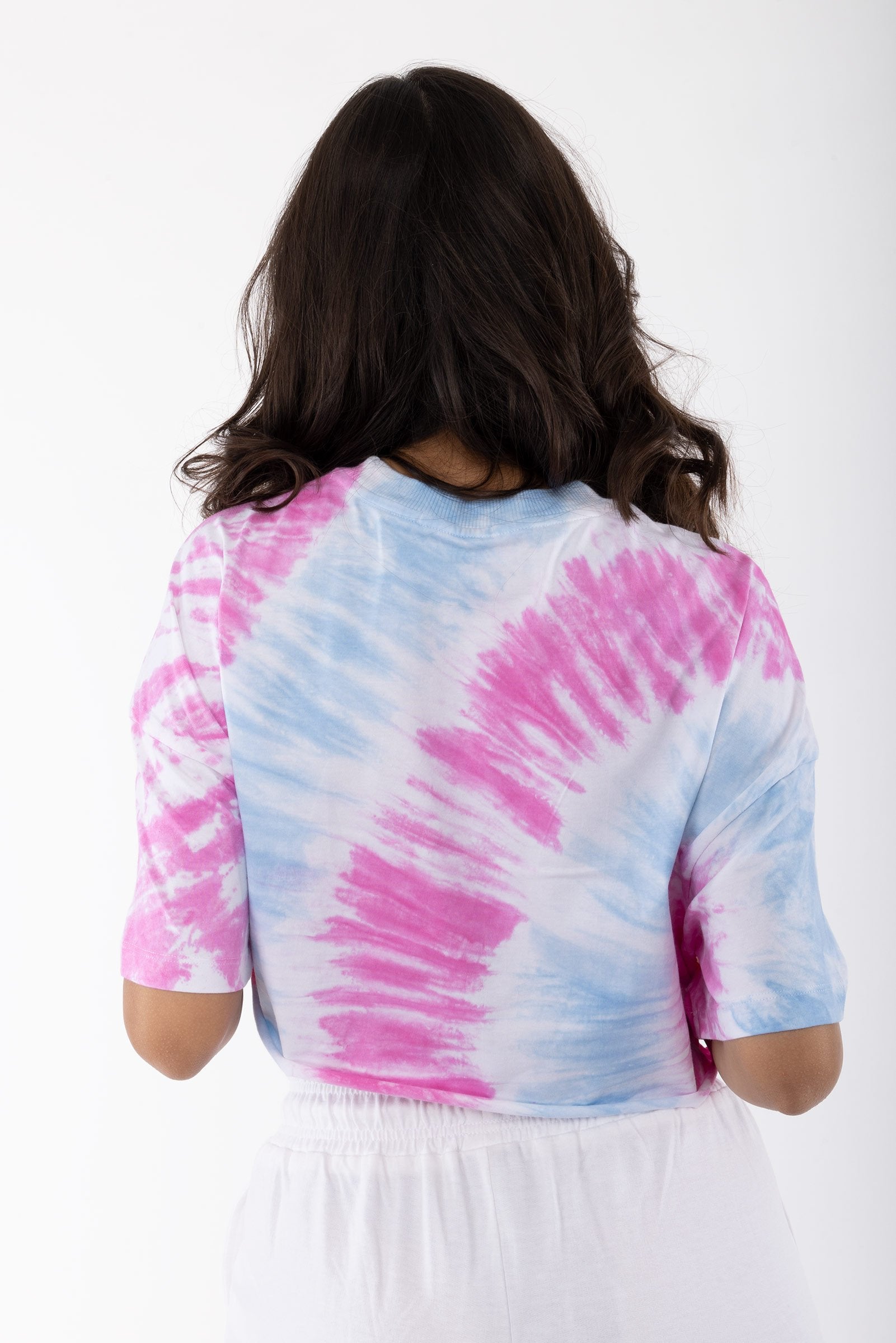 Strawberry Skies Cropped Oversized T-shirt - BonkersCorner
