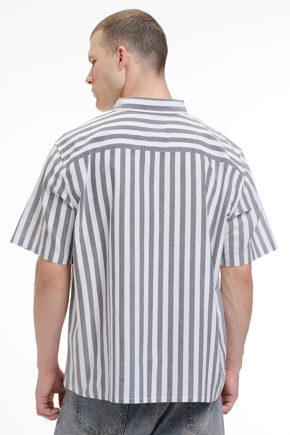 Ash Cabana Short Sleeve Striped Shirt - BonkersCorner