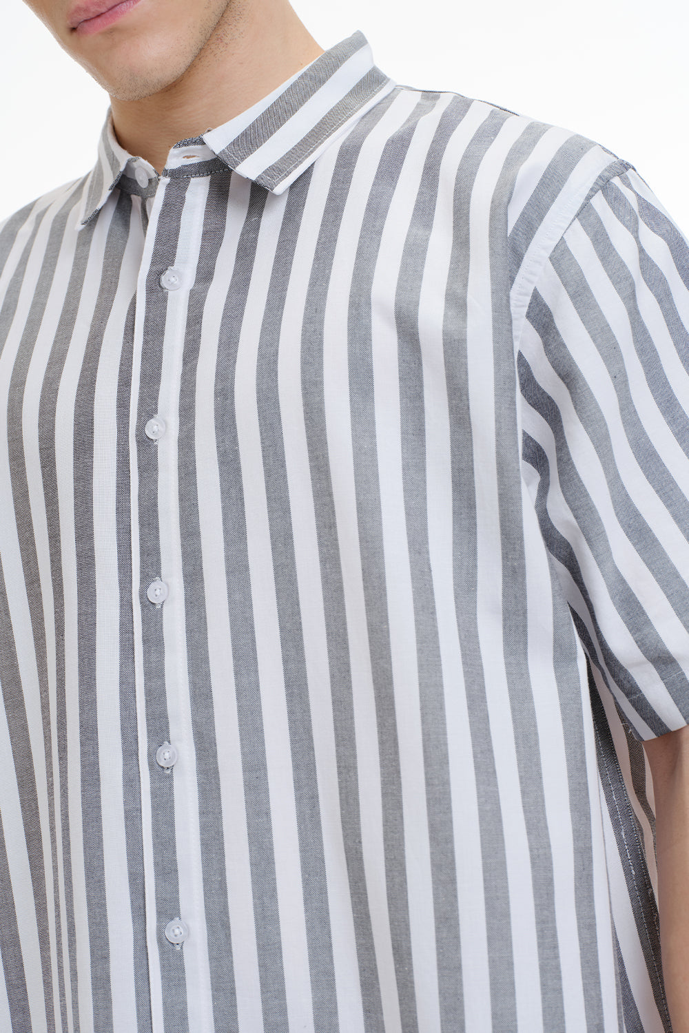 Ash Cabana Short Sleeve Striped Shirt - BonkersCorner