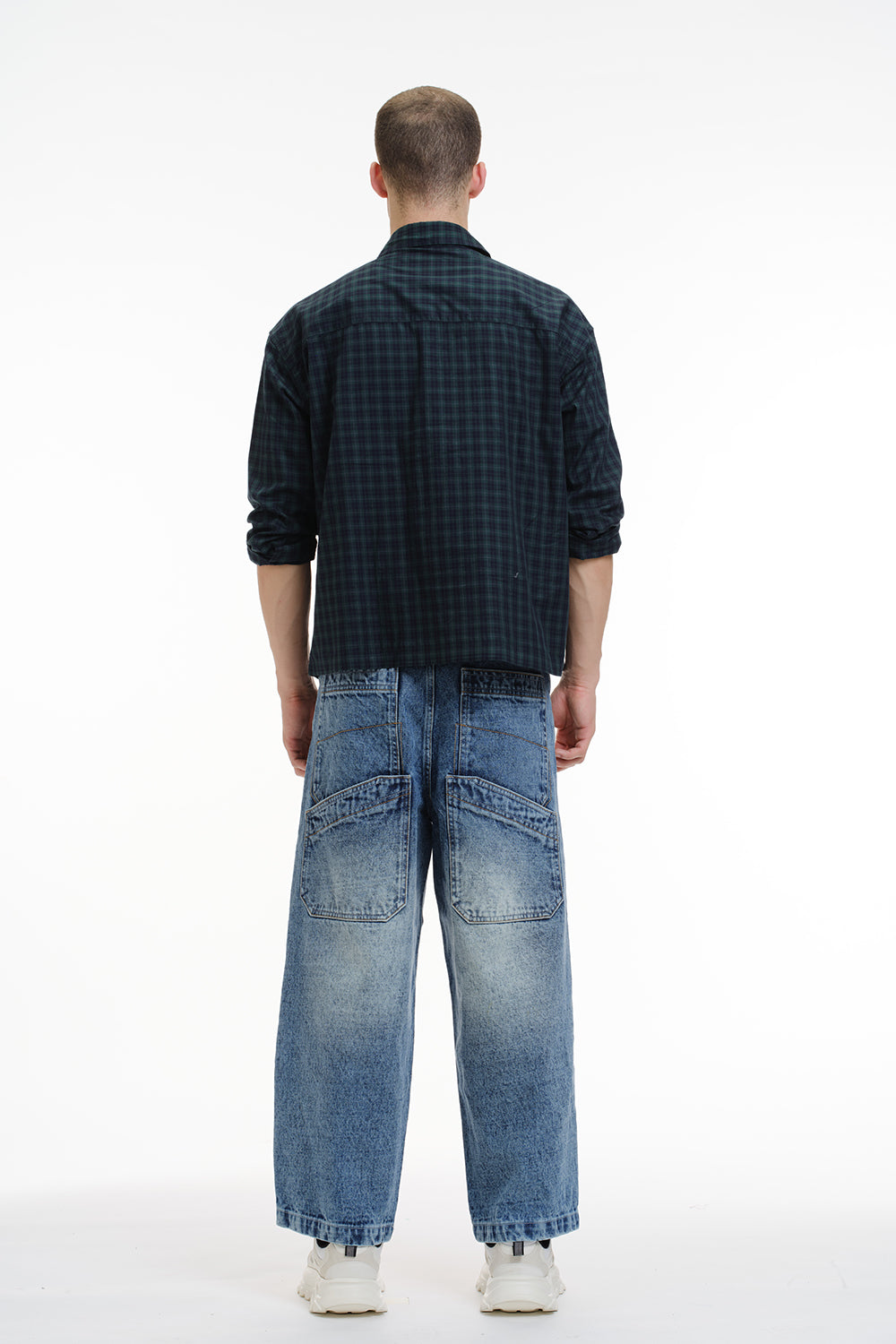 Green Plaid Full Sleeve Shirt - BonkersCorner
