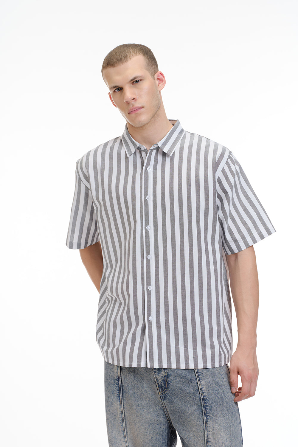 Ash Cabana Short Sleeve Striped Shirt - BonkersCorner