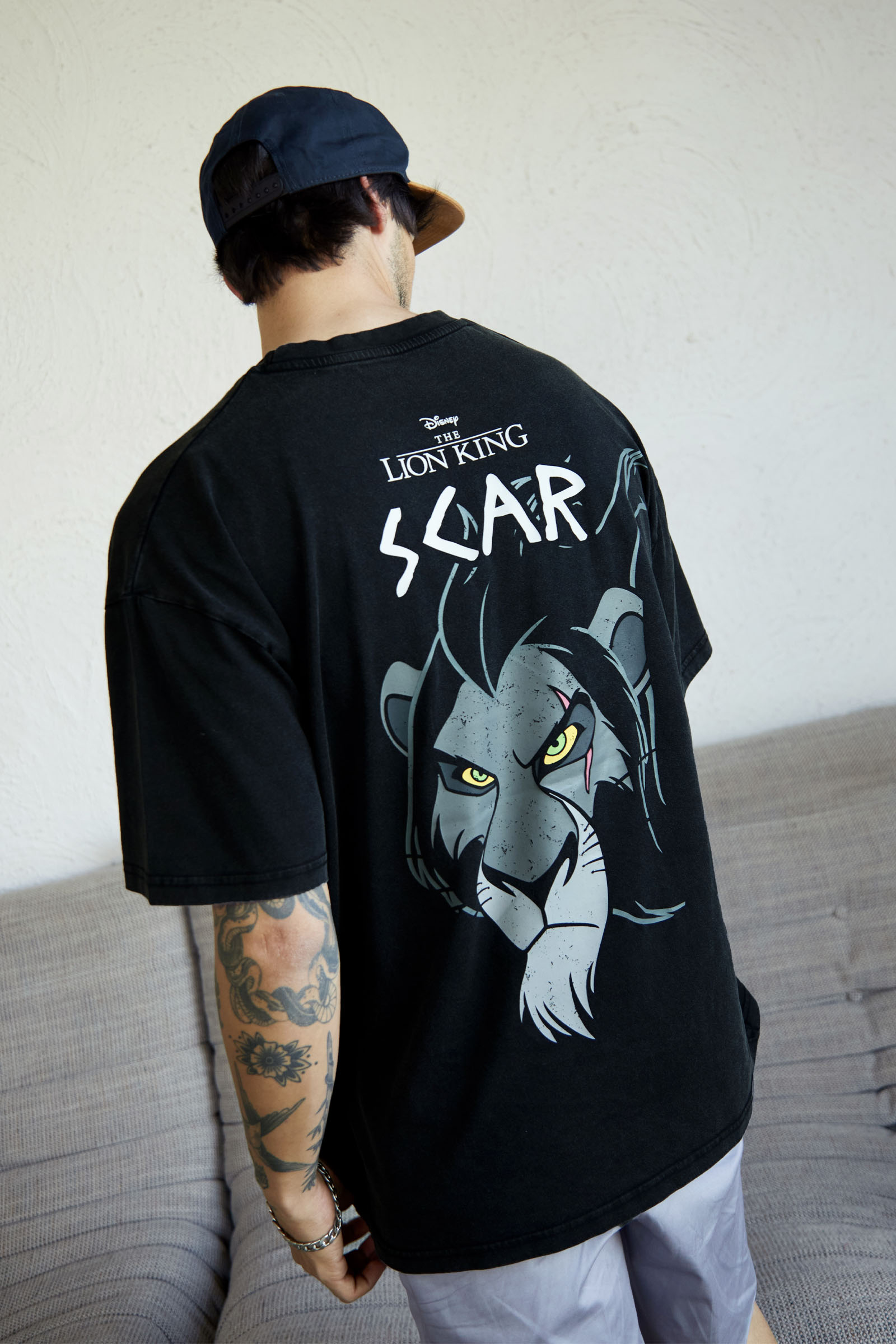 The Lion King Faded Oversized T-shirt - BonkersCorner