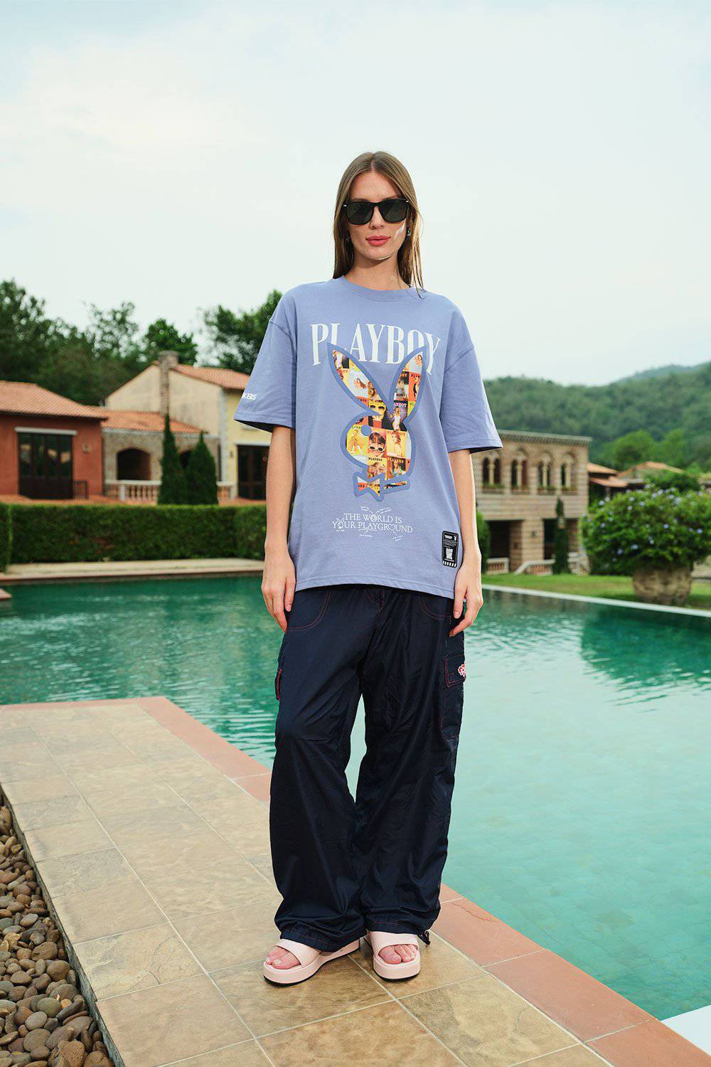 The Playboy Bunny Oversized T-shirt - BonkersCorner