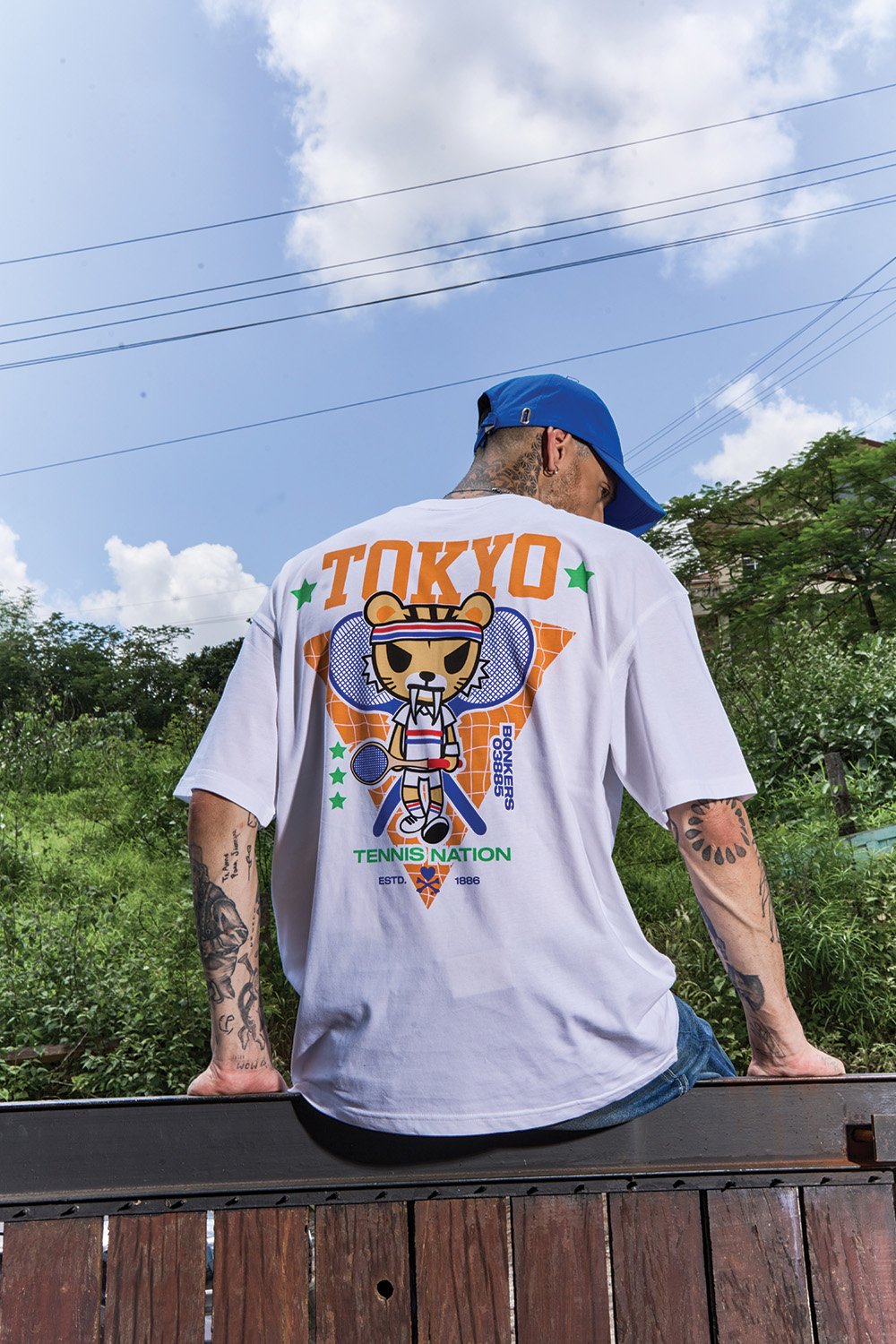 Tokyo Tiger Oversized T-shirt - BonkersCorner
