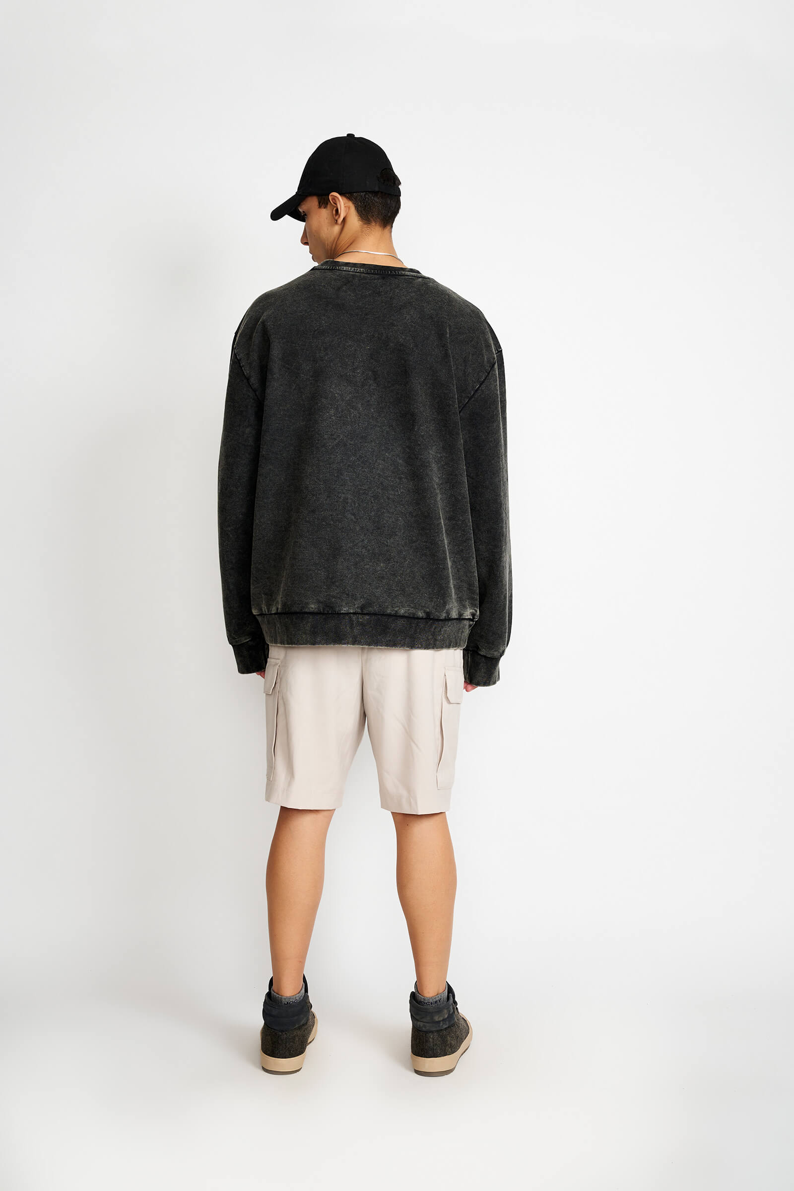 Travis Scott Faded Effect Heavyweight Sweatshirt - BonkersCorner