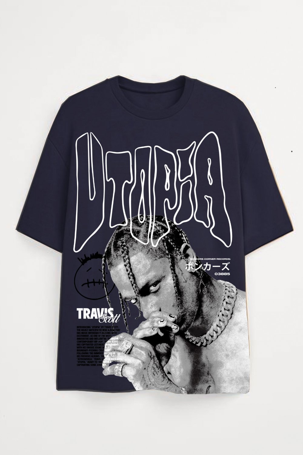 Utopia Oversized T-shirt - BonkersCorner