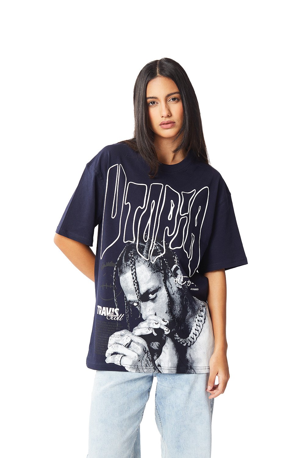 Utopia Oversized T-Shirt - Trendy Comfort | Bonkers Corner