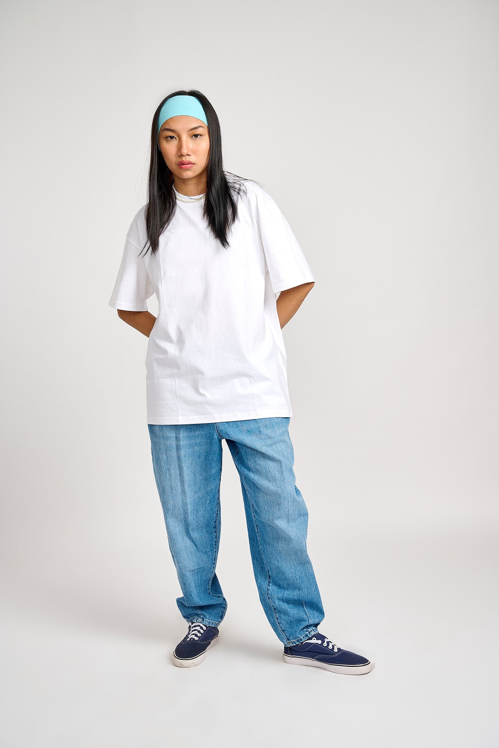White Heavyweight Oversized T-shirt - BonkersCorner