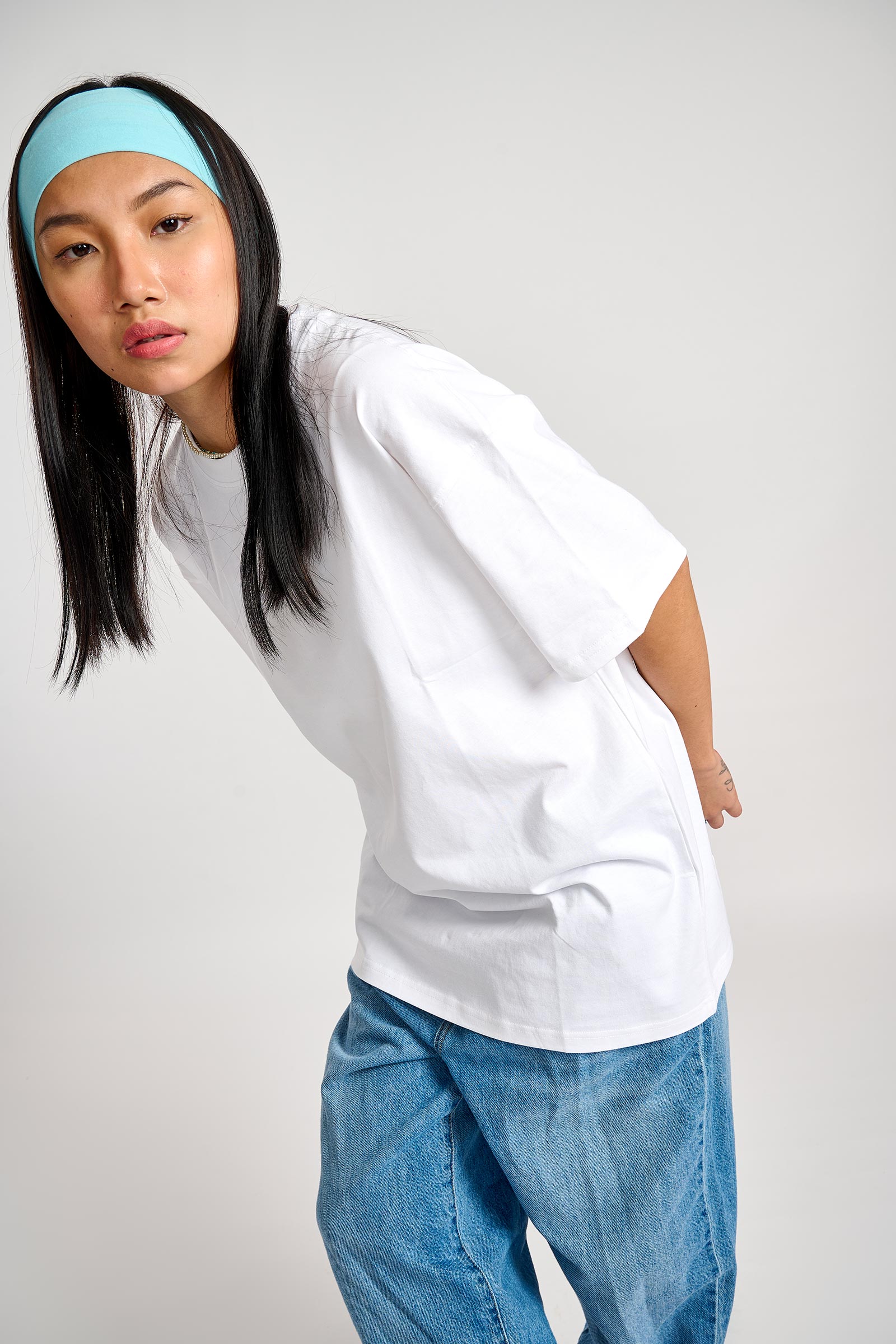 White Heavyweight Oversized T-shirt - BonkersCorner