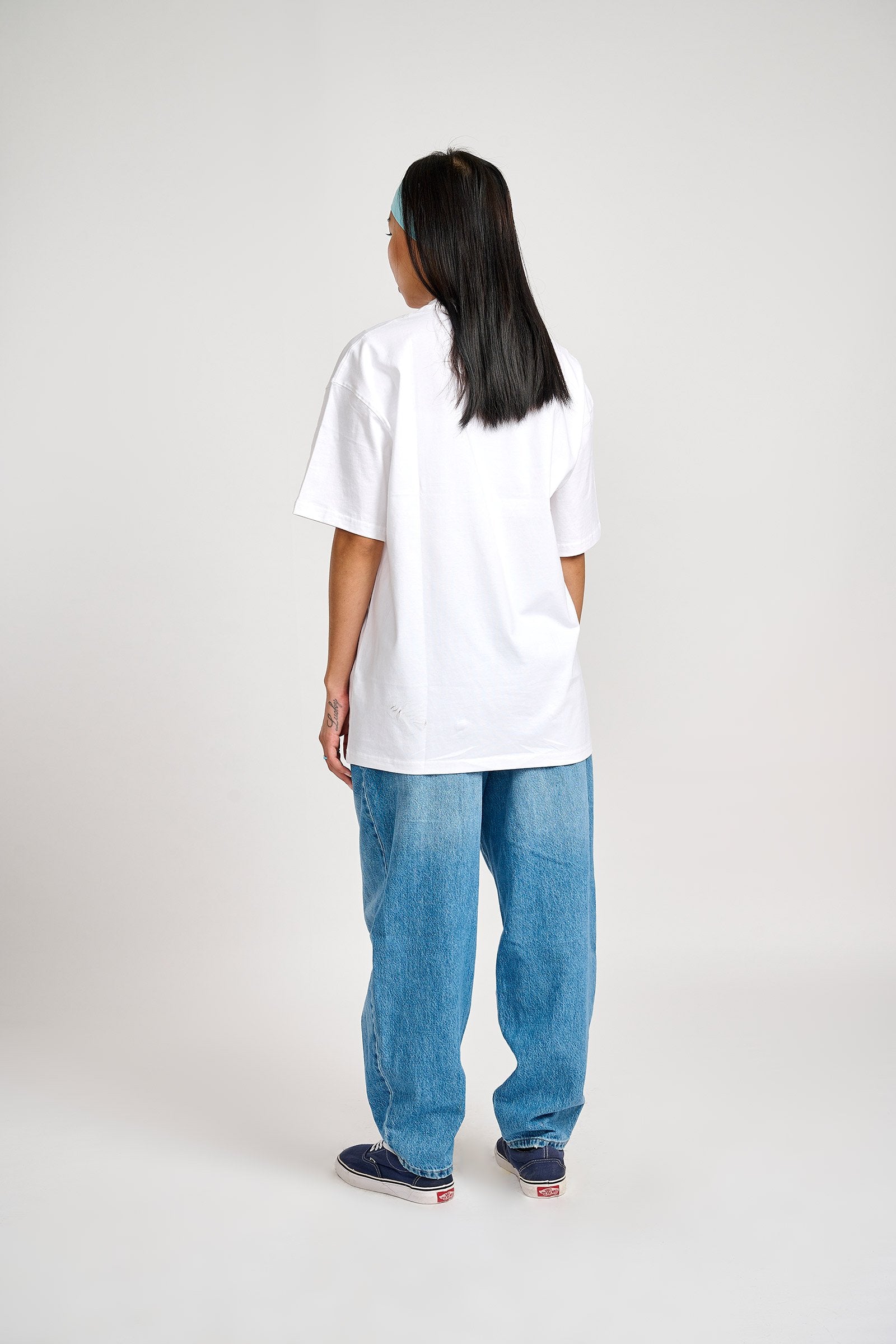 White Heavyweight Oversized T-shirt - BonkersCorner