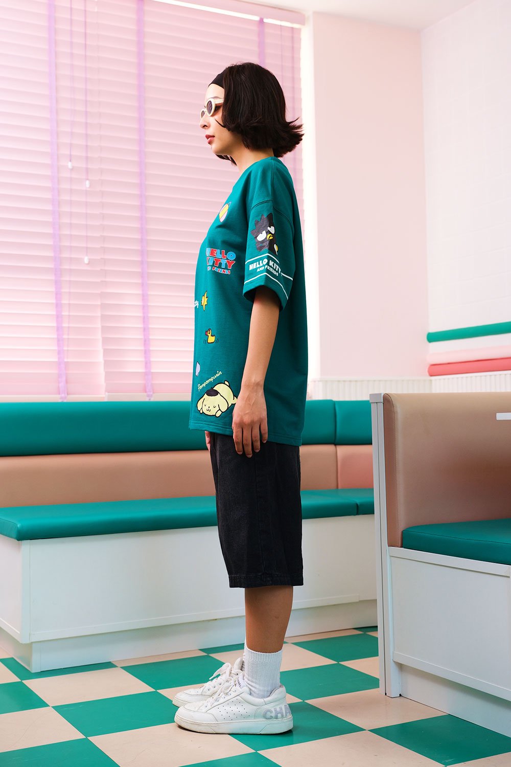 World Of Kitty Oversized T-shirt - BonkersCorner